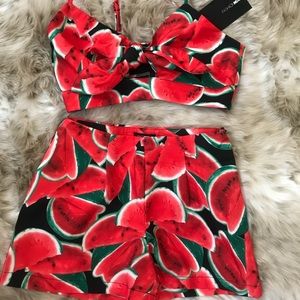 New with tags, fashion nova, 2 piece set!